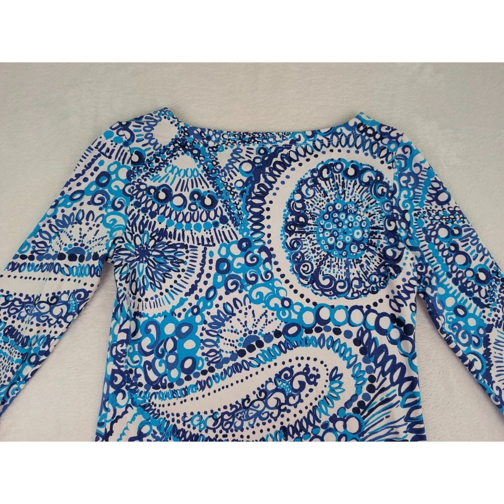 Lilly Pulitzer Sophie Dress Womens XS Midnight Blues‎ - Picture 8 of 8